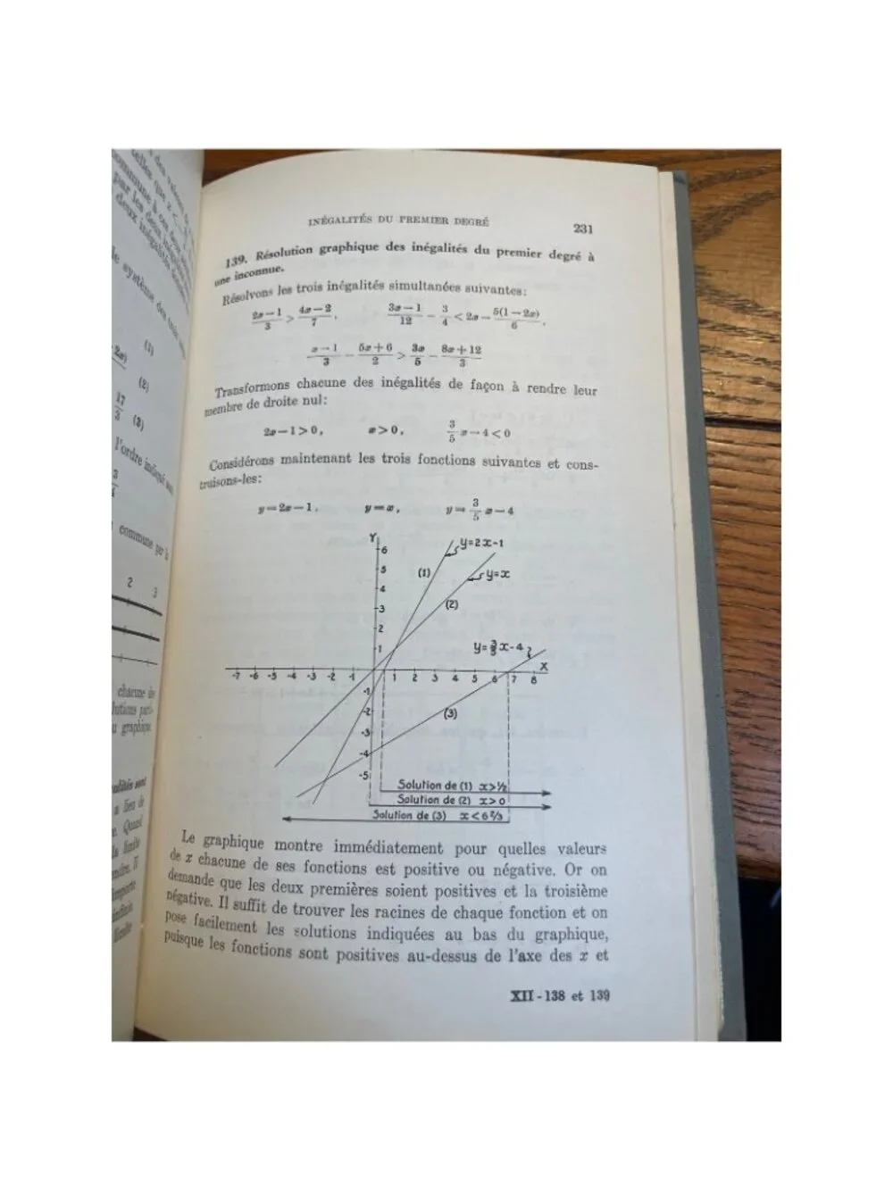 1961 Cours Secondaire d’Algebre Henri Gaudefroy French Algebra Textbook Canada